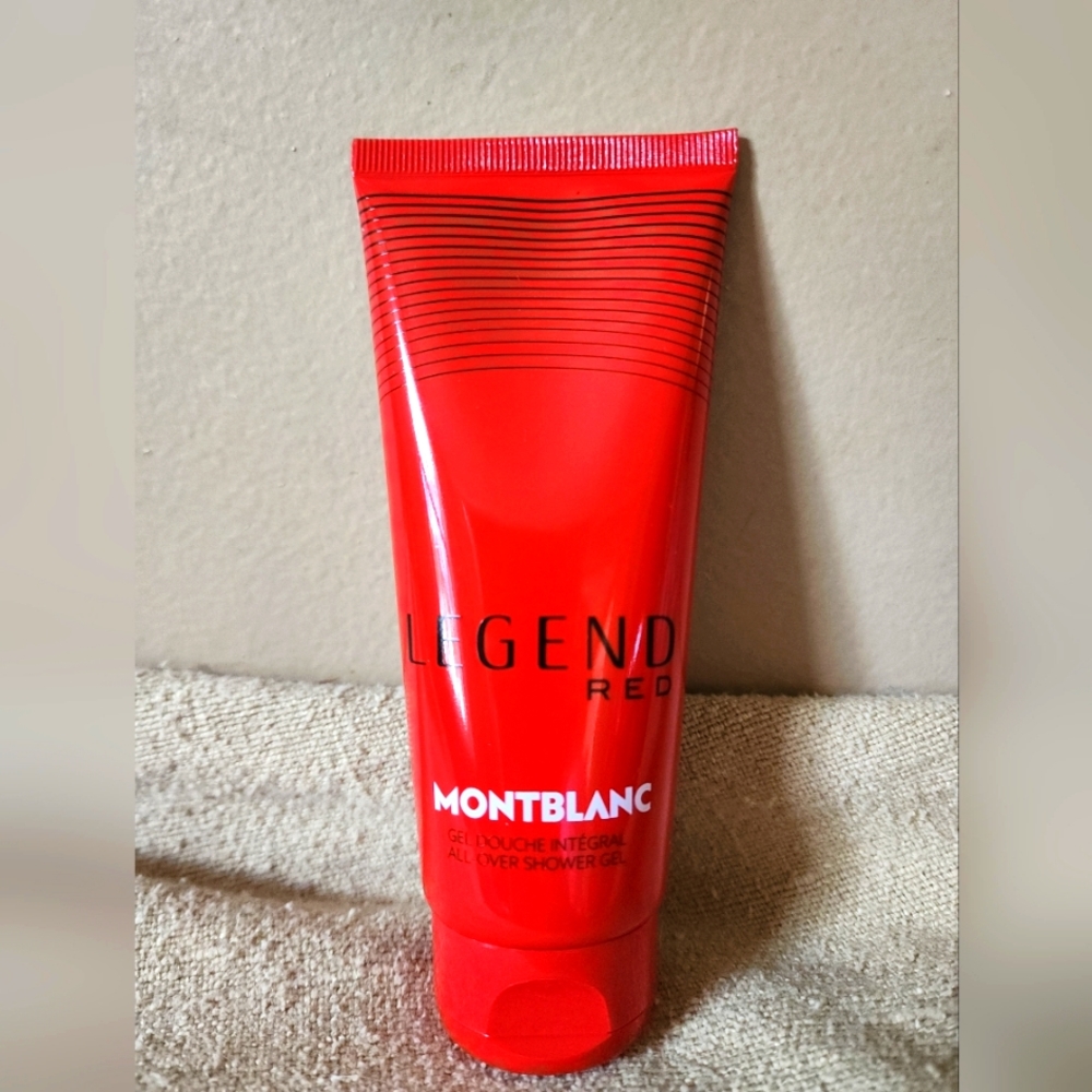 New Men's Montblanc Legend Red All-Over Shower Gel 3.3oz